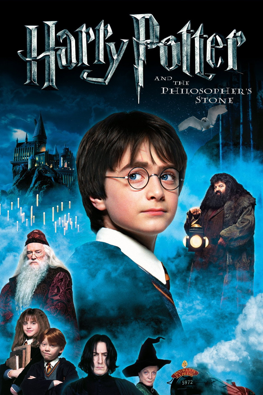 Hogwarts castle from Harry Potter movies
